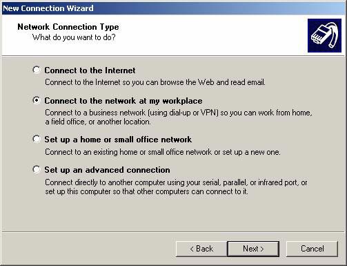 Configure the VPN network connection in Windows XP Picture 4