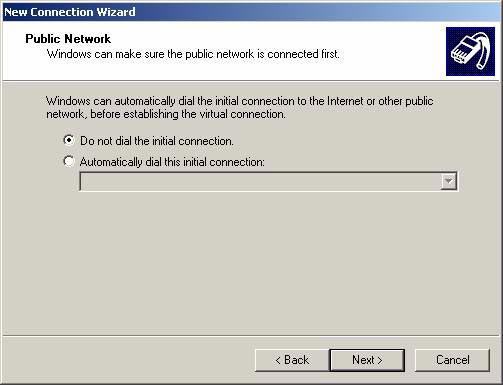 Configure the VPN network connection in Windows XP Picture 6