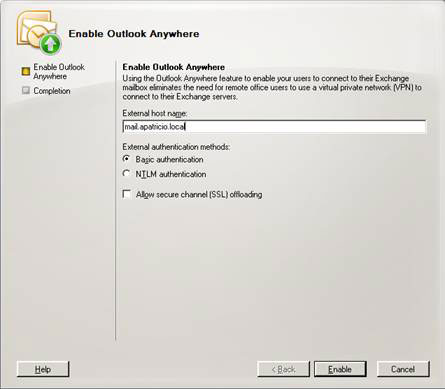 Configure Web Services URL of Exchange Server 2007 Picture 12