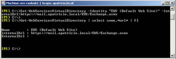 Configure Web Services URL of Exchange Server 2007 Picture 8