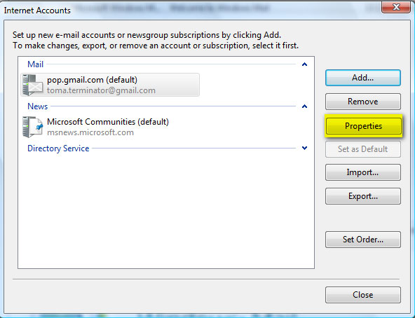 Configure Window Mail to connect to Gmail Picture 11
