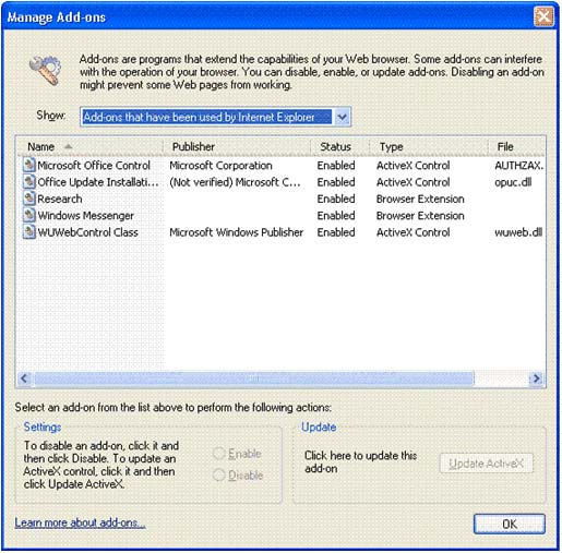 Configure Windows XP SP2 network protection technologies on a computer (Part II) Picture 5