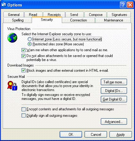 Configure Windows XP SP2 network protection technologies on a computer (Part III) Picture 5