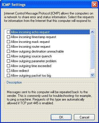 Configure Windows XP SP2 network protection technologies on a computer Picture 10