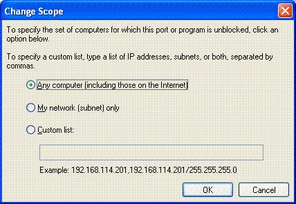 Configure Windows XP SP2 network protection technologies on a computer Picture 8
