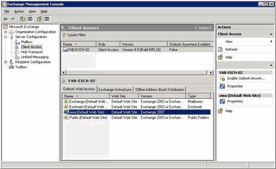 Configuring Exchange Client Access with ISA 2006 (Part 2) Picture 4