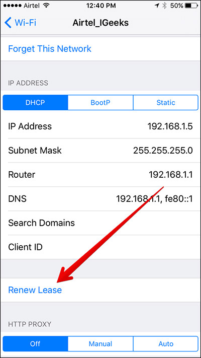 Conflict of IP address error when connecting to Wifi on iPhone, iPad ...