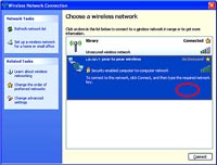 Connect 2 Windows XP laptops without cables Picture 20