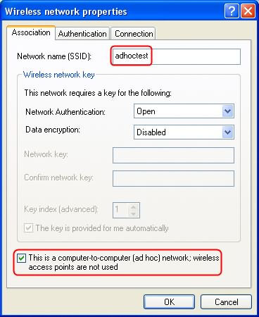 Connect 2 Windows XP laptops without cables Picture 3