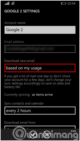 Connect your Gmail account with Windows Phone 8.1 Picture 15