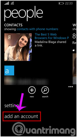 Connect your Gmail account with Windows Phone 8.1 Picture 3