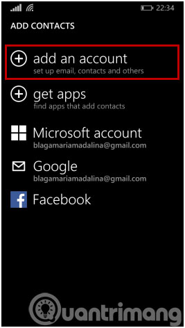 Connect your Gmail account with Windows Phone 8.1 Picture 4