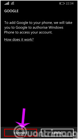 Connect your Gmail account with Windows Phone 8.1 Picture 6