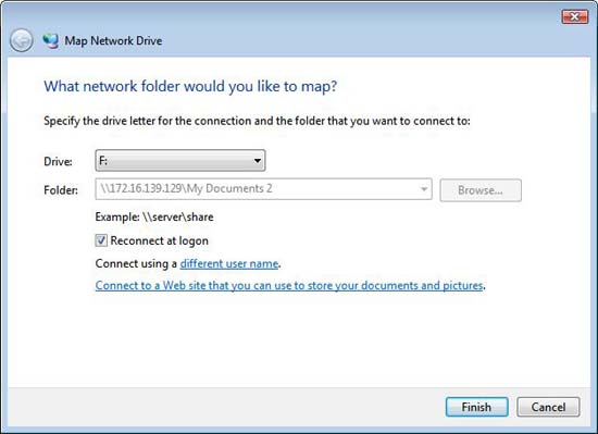 Connect your Windows XP computer from Windows Vista Picture 10