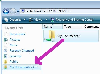 Connect your Windows XP computer from Windows Vista Picture 6
