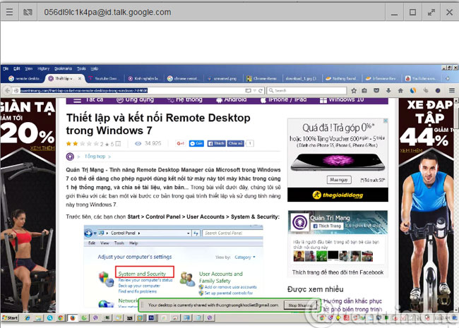Control remote computers with Chrome web browser Picture 7
