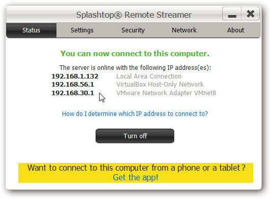 Control the remote computer via iPhone or iPod Touch Picture 8
