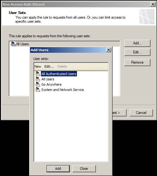 Controlling Internet Access: Introduction to TMG Access Rule - Part 1 Picture 10