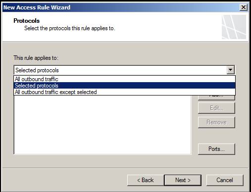 Controlling Internet Access: Introduction to TMG Access Rule - Part 1 Picture 5