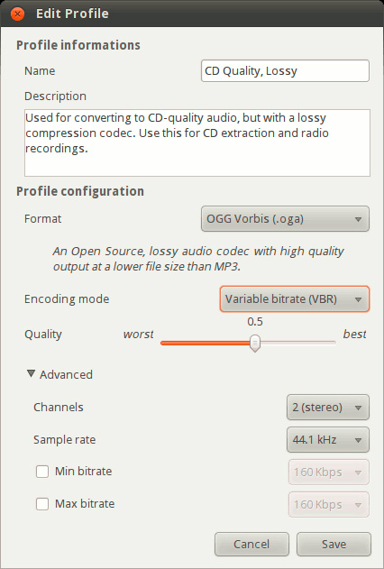 Convert audio formats in Linux with Gnac Picture 4