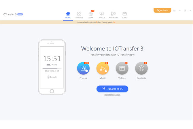 Convert data between iOS device and computer easily with IOTransfer Picture 2