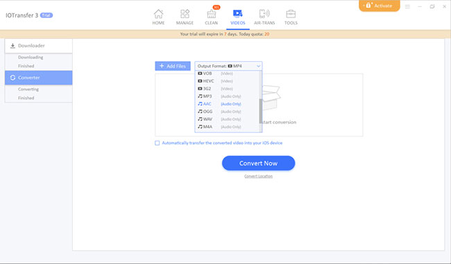 Convert data between iOS device and computer easily with IOTransfer Picture 5