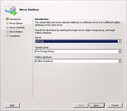 Convert from Exchange 2000/2003 to Explorer Server 2007 (Part 3) Picture 5