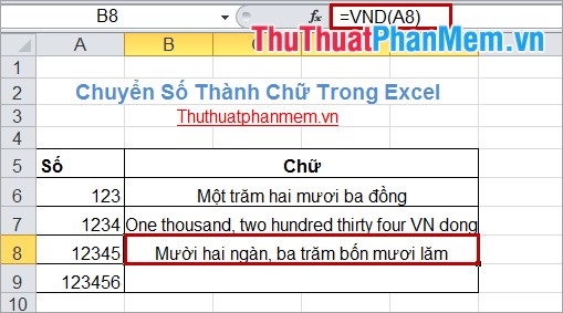 Convert numbers to text in Excel Picture 15