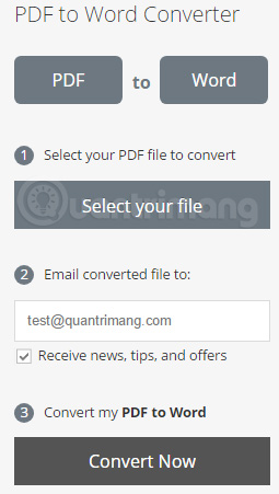 Convert PDF to Word, convert PDF files for free Picture 10