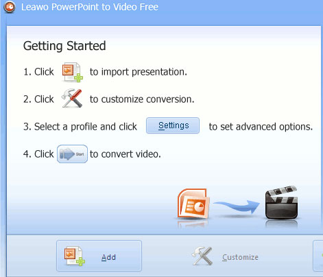 how to convert a powerpoint to video send as email