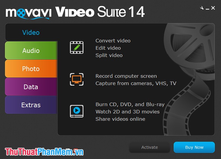 Convert Video formats with Movavi Video Suite software Picture 2