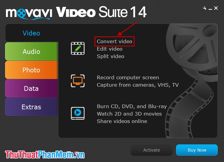 Convert Video formats with Movavi Video Suite software Picture 3