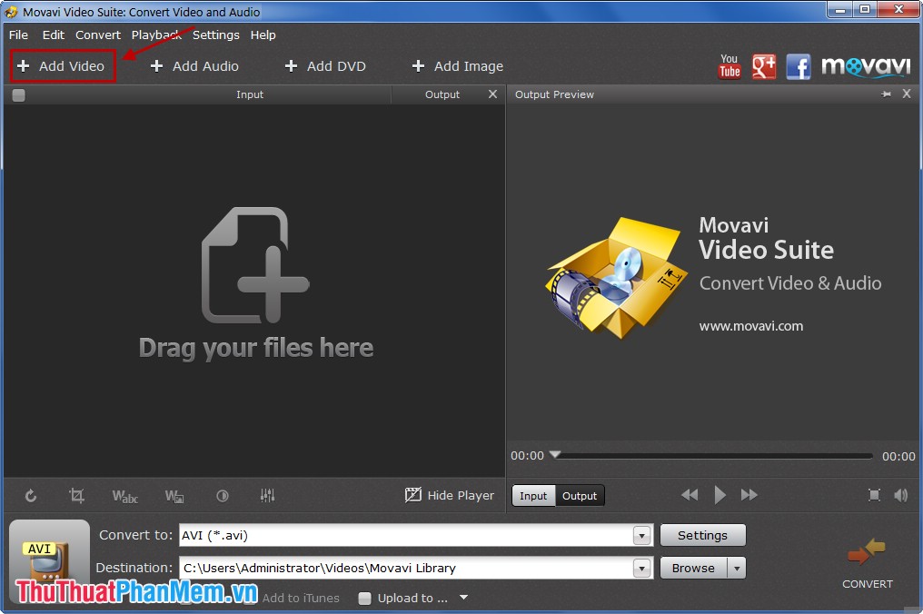 Convert Video formats with Movavi Video Suite software Picture 4