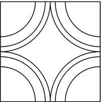 Corel Draw 12: Draw a square ornament Picture 7
