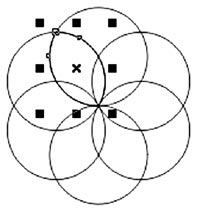 Corel Draw 12 - Draw patterns in circles Picture 6