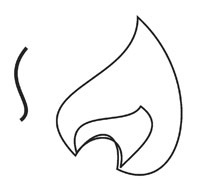 Corel Draw: Draw a burning candle Picture 4