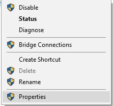 Correct the 'The default gateway is not available' error on Windows 10 Picture 11