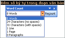 Count the number of characters in the paragraph Picture 3