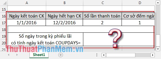 Coupdays function - Calculates the number of days in a coupon period and contains the settlement date in Excel Picture 1