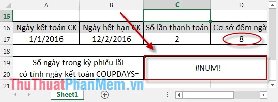 Coupdays function - Calculates the number of days in a coupon period and contains the settlement date in Excel Picture 3