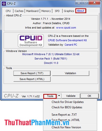 CPU-Z checks computer configuration details Picture 17