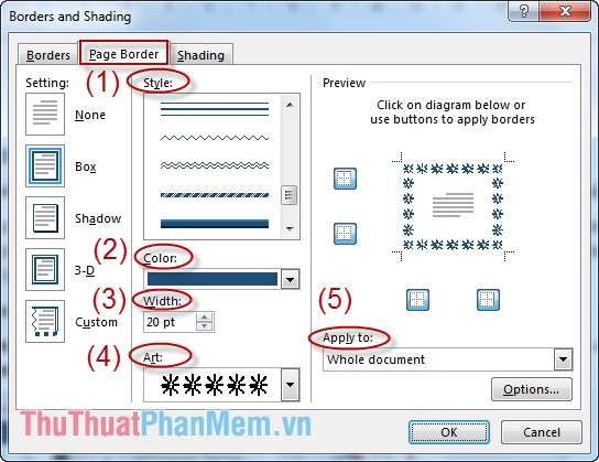 Create a border around Word documents Picture 7