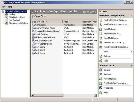 Create a custom management interface for Exchange 2007 Picture 9