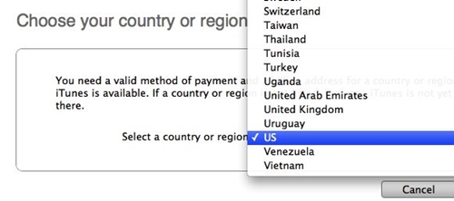 Create a free iTunes account without a credit card Picture 4