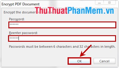 Create a password for a PDF file with Word 2013 Picture 5