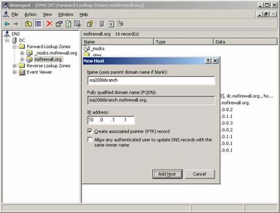 Create a Site-to-site VPN on ISA 2006 (Part 2) Picture 6