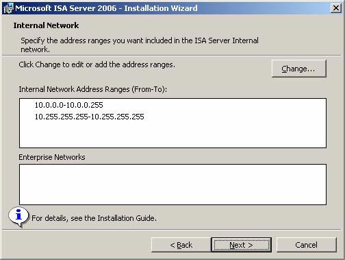 Create a Site-to-site VPN on ISA 2006 (Part 3) Picture 10