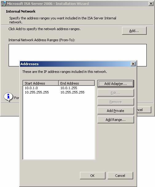 Create a Site-to-site VPN on ISA 2006 (Part 3) Picture 22