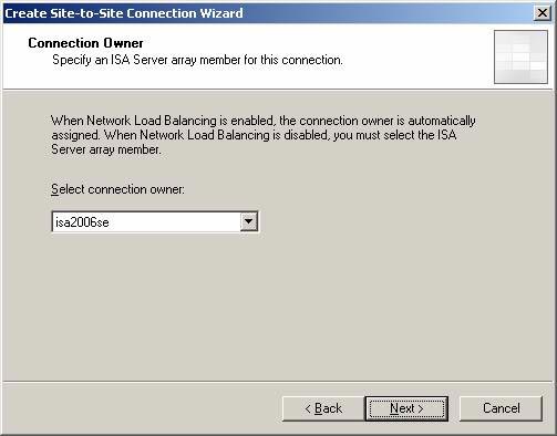 Create a Site-to-site VPN on ISA 2006 (Part 4) Picture 6