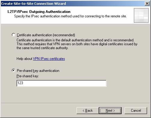 Create a Site-to-site VPN on ISA 2006 (Part 4) Picture 9